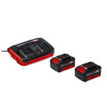 Einhell Akku Starter Set 2x 4.0 Ah Akkus + Twincharger Power X-Change