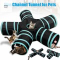 Katzentunnel Katzenspielzeug Katze Spielzeug 3-5 Wege Spieltunnel Faltbar Tunnel