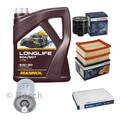 BOSCH Inspektionspaket 5L MANNOL Longlife 504/507 5W-30 für Seat Ibiza II 6K1