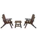 Homgoday Gartenmöbel Set 3-TLG. Gartenlounge Set Gartensofa Loungemöbel C5O4