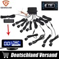 LCD Einparkhilfe +8 Sensoren Nachrüsten PDC Schwarz Parkhilfe Universal