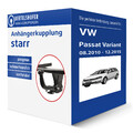 Auto Hak Anhängerkupplung starr für VW Passat Variant B7 Typ 365 AHK