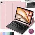 QWERTZ Tastatur Maus mit Touchpad Für iPad 7/8/9/10/11. Gen Air 5 6 Pro 11 Hülle