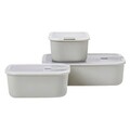 MEPAL Frischhaltedosen-Set EasyClip weiß 2x 0,7 l; 1,5 l, 1 Set
