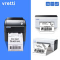 VRETTI Etikettendrucker DHL Versandetikettendrucker Thermo Etikett Bluetooth+USB