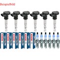 6x BERU Zündspule BOSCH Zündkerze für Jeep Grand Cherokee II WJ WG 4.0