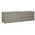 XXL Aufbewahrungsbox Gartenbox Kissen Poly Rattan Auflagenbox Grau/Braun/Schwarz