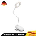 LED Klemmleuchte Dimmbar Schreibtischlampe mit Schwenkarm USB Tisch-lampe 8W