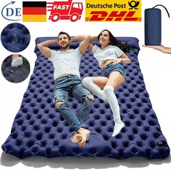Isomatte selbstaufblasend Camping Luftmatratze Matratze Fußpumpe Campingmatte DE