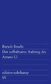 Der Aufhaltsame Aufstieg des Arturo Ui by Brecht, Bertolt 3518101447