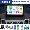 Autoradio Carplay 4+64G GPS Navi BT CAM Android 13 For Ford Fiesta MK6 2009-2013