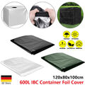 600L IBC Container Abdeckung UV-Schutz Folienhaube Hülle Regenwassertank 3Farben