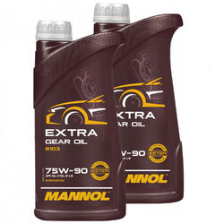 Aeon Rex Getriebeöl MANNOL Extra 75W-90 API GL 4 2x 1 Liter Schalot Oel Öl