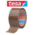 TESA Packband 64014 leise Klebeband Paketband Braun 50mm x 66m