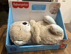 Fisher-Price Schlummer Otter Kuscheltier mit Atembewegung und Musik