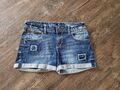Vingino Jeans Shorts Drew Blau Pailletten 158 Gr. 13 WN