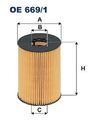 FILTRON OE 669/1 Ölfilter passend für NISSAN OPEL RENAULT RENAULT TRUCKS