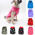 Haustier Katze Hund Warm Weste Kleiner Kleidung Mantel Welpe T-Shirt Pullover &