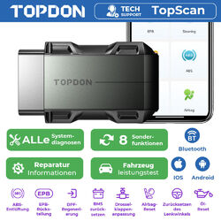 TOPDON TOPSCAN Profi OBD2 Diagnosegerät Auto Scanner ALLE SYSTEM Bluetooth KFZ