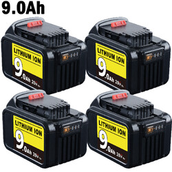 4X 9,0Ah Akku 18V Für DeWalt DCB184 XR Li-Ion Batterie DCB182 DCB205-2 DCB200