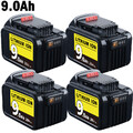 4X 9,0Ah Akku 18V Für DeWalt DCB184 XR Li-Ion Batterie DCB182 DCB205-2 DCB200