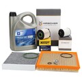 HIRSCHER Filterset + 5L ORIGINAL 5W30 dexos2 für OPEL ASTRA J ZAFIRA C 2.0 CDTI