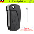 Klapp Gehäuse Schlüssel Für Ford KA RU8 2008-2016 3 Tasten Fernbedienung