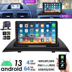 4+64G Android 13 Für BMW X3 E83 2004-10 GPS Navi Autoradio WIFI RDS Carplay +KAM
