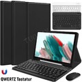 Bluetooth Tastatur Maus Hülle für Samsung Galaxy Tab A8 A7 10.5 10.4 ZOLL QWERTZ