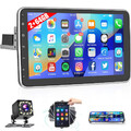 Single 1 DIN 10.1" Android 13 Autoradio GPS Navi Drehbarer Bildschirm 2+64GB KAM