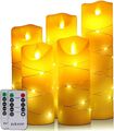 2in1 LED Teelichter+Lichterkett Timer elektrische Teelichter LED Kerzen Teelicht