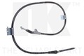 Bremsseil Seilzug Feststellbremse NK 9022124 für R20 TERRANO NISSAN 2 4WD TDi