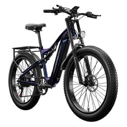 E Mountainbike Elektrofahrrad 26 Zoll E-bike 1000W Fatbike 840WH Trekking eBike17.5AH samsung battires✅BAFANG Motor✅Shimano 7 Gänge✅