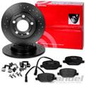 brembo GELOCHTE SPORT-BREMSSCHEIBEN + BELÄGE HINTEN für ALFA GIULIETTA 940