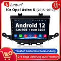 Für Opel Astra K 2015-2019 9" Android12.0 Autoradio GPS NAVI WIFI Bluetooth DAB+