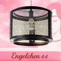 Pendellampe Nino Vti Pendelleuchte Vito 1Flg. schwarz Metall Hängeleuchte Gitter