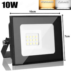LED Fluter Flutlicht Außen Strahler Scheinwerfer Garten Baustrahler 10-500W IP66