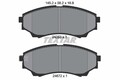 TEXTAR Bremsbelagsatz, Scheibenbremse 2435301 für FORD MAZDA