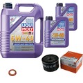 MAHLE Ölfilter 7 L LIQUI MOLY 5W-40 Leichtlauf High Tech für Dacia Dokker 1.6