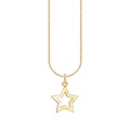 Thomas Sabo Halskette mit Anhänger Stern Vergoldet KE2222-413-39-L45V