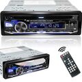 1Din Autoradio mit CD/DVD Player Bluetooth USB CD-Tuner RDS/FM/AM Radio SD AUX
