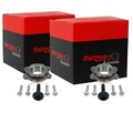 2X METZGER RADLAGER-SATZ VORNE HINTEN PASSEND FÜR AUDI A4 A5 A6 A7 A8 Q5 R8