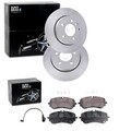 EuroBrake BREMSSCHEIBEN 300mm + BELÄGE HINTEN passend für VW CRAFTER 2 + MAN TGE