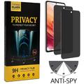 2x Anti Spy Sicht Schutz Folie für Samsung Galaxy S20 FE Display Blickschutz