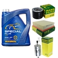 MANN-FILTER Inspektionspaket MANNOL 5 L 10W-30 Special Plus für Lada Niva 1700 i