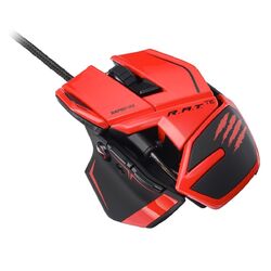 Mad Catz R.A.T.TE 8200 dpi Gaming Maus 9 Tasten Laser ergonomisch rot RAT TE OEM