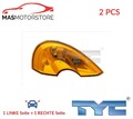 BLINKER BLINKLICHT BLINKLEUCHTE TYC 18-0296-01-2 2PCS P FÜR RENAULT