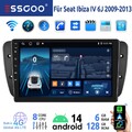9" Apple Carplay Für Seat Ibiza IV 6J 2009-2013 8 Core Android 14 Autoradio Navi