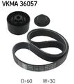 SKF VKMA 36057 Keilrippenriemensatz für RENAULT