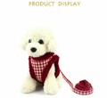 Winter Hundemantel Weste Hundegeschirr mit Leine Vlies Brustgeschirr Haustier-